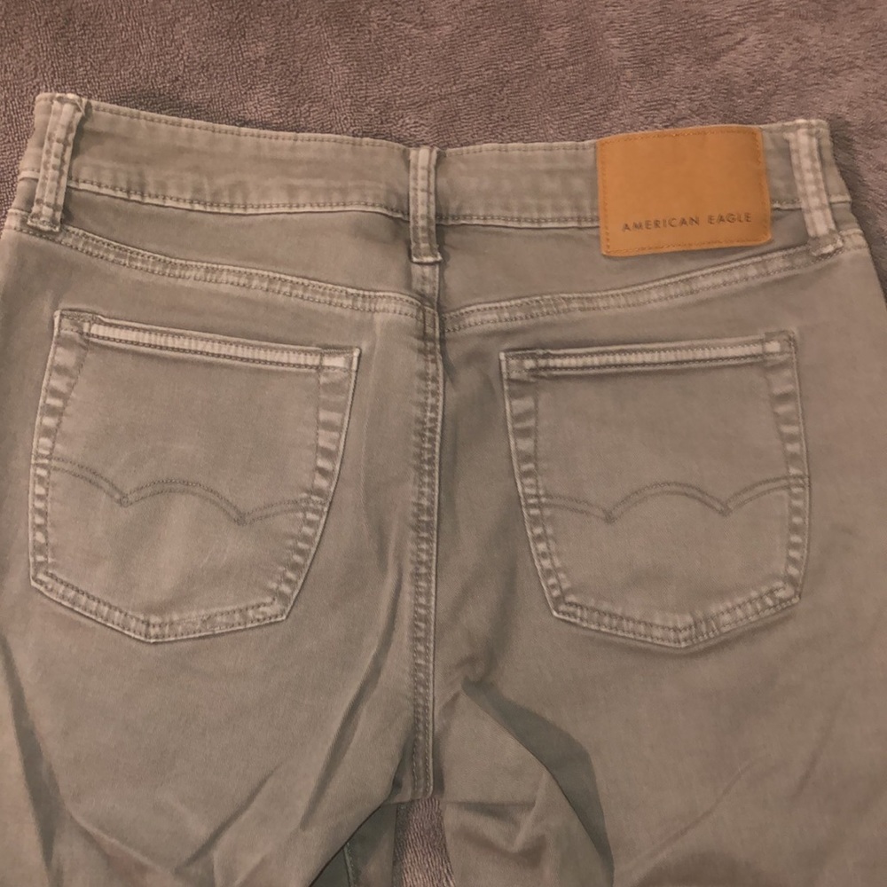 Mens American eagle “flex” fit jeans stone gray - Picture 2 of 3